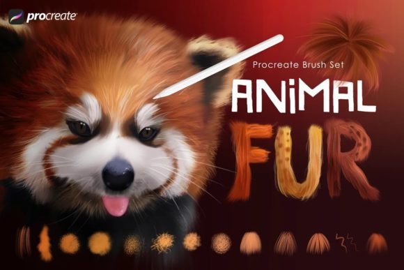 Download Animal Fur Brushes - Animal fur Collection
