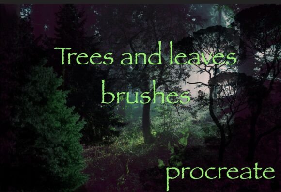 Download Trees and Leaves Brushes - Procreate - Leaves Collection