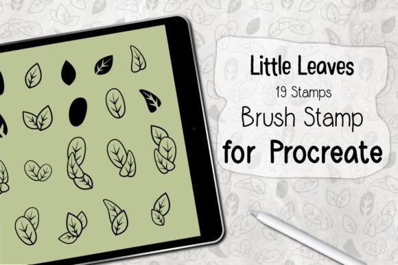 Download ‪Little Leaves Procreate Brush Stamp‬ - Leaves Collection