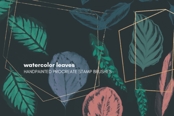 Download ProCreate Watercolor Leaves Brushes - Leaves Collection